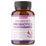 Naiste probiootikumide toidulisand, prebiootikumiga, mahe j&otilde;hvikaekstraktiga 120 Capsules pink