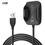 Laadimiskaabel Whoop 5.0/MG Basic laadijale, 1M/3,3 Ft, kaasaskantav disain, veekindel, &uuml;hildub Whoop 5.0 laadijaga, asendus USB &1M must