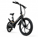 ONEBOT S9-Eagle Kerge Kokkupandav Elektrijalgratas, 36V 10,2Ah Aku, Shimano 6-k&auml;iguline must