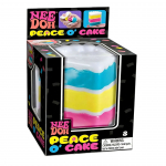 NeeDoh Peace O' Cake Pigistatav M&auml;nguasi, Stressi Leevendav Sensoorne Pigistatav Pall Lastele T&auml;iskasvanutele, &Auml;revusevastane Dekompressioonikink.