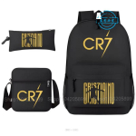 3 tk CR7 Seljakotti Ronaldo Prindiga Poistele T&uuml;drukutele Koolikotid &Otilde;pilane Teismeline Mochila S&uuml;learvuti Reisi Seljakott Kingitus 16 inches