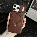 Luksuslik Magnetiline Klambriga R&otilde;ngas PU Nahast Telefoni&uuml;mbris, IPhone 17 16 15 Pro Max Air Magsafe Traadita Laadimiseks &Otilde;&otilde;nes Logo Kate iPhone 15 Plus
