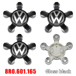 4 tk 135 mm auto velje keskkate rummu kate embleem VW Golf Passat Tiguan Polo Jetta Beetle Scirocco jaoks 3D Premium Plus V&auml;&auml;rtuspakett