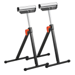 VEVOR 2-osaline rulltugi, 61 kg / 135 naela kandev&otilde;ime, 26,8-42,5 reguleeritav k&otilde;rgus 43 x 49.5 x 69.7 cm