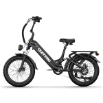 CLEYTRO XC20 Elektrijalgratas t&auml;iskasvanutele 48V 15,6Ah aku 100KM pikk s&otilde;iduulatus 7-k&auml;iguline kahekordne ketaspidur E-linnaratas XC20-B-2-TT