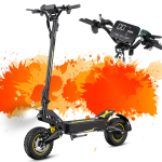 OOTD T10 Must-Kollane 2026 Elektriroller T&auml;iskasvanutele 900W Mootor 48V 13.5AH Aku 11-tolline Maastikurehv E-roller 55 km/h Maksimaalne Kiirus 45km S&otilde;iduulatus Escooter