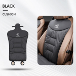 Nahast Autoistme Seljatoe Padi Tolmukindel Kaitsekate Libisemisvastane Padi Mercedes Benz C E S Klassi GLC GLB GLE GLS jaoks Kleebis 1pc gray