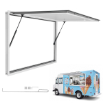 VEVOR M&uuml;&uuml;giaken 1220x915mm Alumiiniumisulamist Raam Teenindusaken, Toiduautole 122 x 91.5 x 8 cm
