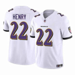 Baltimore Ravens 22 Henry Meeste Jalgpalli S&auml;rk - Mitu Stiili Suurust Men's 3rd Gen White In Stock