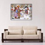 Teemantmaal Romantiline Esimene suudlus T&auml;ielik teemanttikandid Round Drill Rhinestone 20X30CM