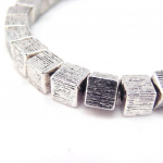 Les Tr&eacute;sors De Lily [F1709] - Bracelet 'Kilimanjaro' Argent&eacute; h&otilde;be