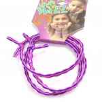 Les Tr&eacute;sors De Lily [M5335] - 3 bracelets &eacute;lastiques 'Coloriage' rose mauve lilla