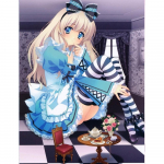 5D DIY Teemant Anime Ristpistes Teemanttikandid Mosaiik Teemant Kodukaunistus 20X30CM punane