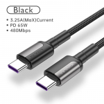 KUULAA USB C to USB C Type C kaabel iPhone 15/15pro max/Xiaomi HUAWEI Samsungi kiirlaadimise 65W PD QC 4.0 kiirlaadimise C-C kaabel jaoks 2M