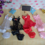4 komplekti/partii Seksikad pidžaamad pesu pitskost&uuml;&uuml;mid + rinnahoidja + aluspesu riided Barbie nuku riided Kuum m&uuml;&uuml;k pitskleidid mitmev&auml;rviline