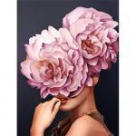 Teemanttikandid T&auml;isruudus Uus saabumine Teemantmaal Lillede Ristpistes Mosaiik T&uuml;druku Kunst Rhinestone Kodukaunistus Full Round 20X30CM punane