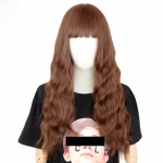 MISS WIG 24-tolline pikk pruun parukas Liu Haihai Wave parukas s&uuml;nteetilisest kiust parukas Naiste pikk parukas Naturaalne parukas Cosplay/p&auml;evane/peoparukas