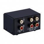 LINEPAUDIO helil&uuml;liti RCA 2 in 1 v&auml;ljund / 1 in 2 v&auml;ljund A/B l&uuml;liti stereoheli jaoturi kast nr RCA jack