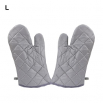 1 paar nahas&otilde;bralikke ahjukindaid kulumiskindlast riidest eriti pikkusega soojusisolatsiooniga kinnas S