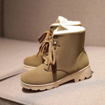 Naiste lumesaapad Talvised soojad puuvillased saapad Pluss sametist paksud l&uuml;hikesed saapad 34 must