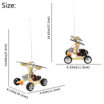 P&auml;ikeseenergia elektrooniline komplekt Kaugjuhtimispuldiga auto mudel STEM m&auml;nguasjad lastele Hariv teaduslik eksperimendikomplekt F&uuml;&uuml;sika m&auml;nguasi Tehnoloogia