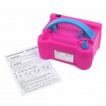 Kaasaskantav elektriline &otilde;hupallipump, kahe auguga otsik, &otilde;hukompressor, t&auml;ispuhutav elektriline &otilde;hupallipump, &otilde;hupuhur EU UK USA EK Plug