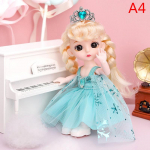 16 cm printsess 1/12 nukk riiete ja kingadega liigutatav &uuml;hine t&uuml;drukule kingitus