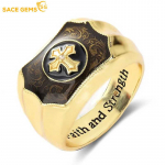 SACE GEMS Luksuslik vasesulamist tsirkoon pulmakihlus mehe s&otilde;rmus ehe kingitus 8 kuld