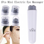 Uusim Mini Electric Eye Massager Facial Vibration Thin Device Face Lift Massaažipliiats None valge