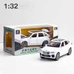 1:32 &Uuml;hildub BMW X5 linnamaasturi mudelauto m&auml;nguasjaga, tsingisulamist tagasit&otilde;mmatav m&auml;nguauto heli ja valgusega lastele, poisile t&uuml;drukule kingitus 1:32-Size:16.5*7.5*6.5cm valge