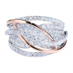 Suurep&auml;rane hea t&ouml;&ouml; K&otilde;ik sobivad Individuaalne Rhinestone Romantiline abielus&otilde;rmus Pruudi ehted naistele US 6 h&otilde;be