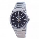 Casio Edifice Slim Line, must numbrilauaga kvartsist EFR-S108D-1A 100M meeste k&auml;ekell must