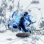 16 cm Naruto Uzumaki Naruto Uchiha Sasuke Obito Itachi Madara Kakashi Animefiguurid Akr&uuml;&uuml;list aluse kaunistused Modellm&auml;nguasjad NO.1 Hatake Kakashi