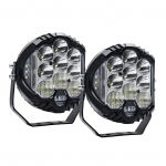 2 tk 7-tollised LED-t&ouml;&ouml;tulede kambrid, kombineeritud valgusvihuga udutulelatern maastikus&otilde;idutuli White light-2pcs