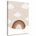 Feeby l&otilde;uenditr&uuml;kk, Pilved vikerkaare kohal 40x60 lilla