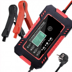 T&auml;isautomaatne auto akulaadija 12V 6A EU punane