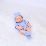 19 cm Child Reborn Doll Mini Simulation Full Body Pehme kummiemailiga nukk T&uuml;drukule Kingitus Nukk Nukk 19cm