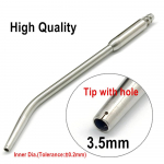 Kvaliteetne Dental Strong Suction Aspirator SuctionTube Sucker Dredge Suite Roostevabast terasest ots auguga hambakirurgia 1 piece 3.5mm