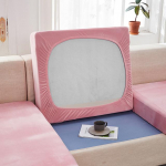 Sametine paks diivanipadja kate m&auml;&auml;rdumisvastane elastne m&ouml;&ouml;blikaitse Diivani istmepadja kate &uuml;hev&auml;rviline 1/2/3/4 iste Normal Size1(S)-1pc roosa