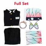 T&auml;iskasvanute lastele m&otilde;eldud anime deemonite tapja Kimetsu No Yaiba Kochou Shinobu Cosplay kost&uuml;&uuml;m Kimono Halloweeni riided M