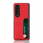 Samsung Z Fold4 nahast kokkupandav &uuml;mbris Samsung Galaxy Z Fold4 Fold 4 5g Fold3 Fold2 Fold 2 3 Libisemisvastane &otilde;huke &otilde;huke telefonikott for Samsung Z Fold 4 punane