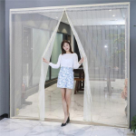 Uus suure suurusega magnetiline s&auml;&auml;sev&otilde;rk suvine k&auml;rbset&otilde;rje uste kardinad v&otilde;rgusilma automaatselt sulguv ukseekraan Magic v&otilde;rgusilma k&ouml;&ouml;giekraan 180 X 260 CM