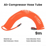 0-70 kraadi Celsiuse &otilde;hukompressori spiraalpol&uuml;uretaanvoolik 9m