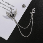 Angel Wings Pross Retro Kvaliteetne Meeste Mood Tsirkoon Tutt S&auml;rk M&auml;rk Rev&auml;&auml;ritiivad Prossid R&otilde;ivad Aksessuaarid Ehted kuld