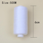 2TK 500M pol&uuml;ester &otilde;mblusniidi poolid Must valged niidid &otilde;mblusmasina k&auml;sitsi parandamiseks K&auml;sitsi ja masin&otilde;mblemiseks a reel valge