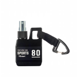 80 ml Outdoor Camping kaasaskantav parf&uuml;&uuml;mipump, korduvt&auml;idetav pihustuspudel, t&uuml;hjad kosmeetikakonteinerid, pihusti pudel reisimiseks must