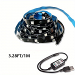 1 komplekt 9,84 jalga / 16,4 jalga / 32,8 jalga rakenduse valgusriba 5050 RGB LED-valgustid magamistoa jaoks, muusika s&uuml;nkroonimine v&auml;rvimuutusvalgustid magamistoa jaoks, teleri pidu. Kingitus 1M