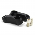 CNC-alumiiniumist mootorratta tahavaatepeegli pikendustorud juhtraua kinnituspeegli 10 mm pikendusadapter mootorratta t&auml;nava jaoks h&otilde;be