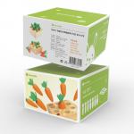 Montessori v&auml;ikelaste m&auml;nguasjad, Macroni porgandikoristusm&auml;ng Puidust m&auml;nguasi 2-aastastele 3-aastastele v&auml;ikelastele, hariv &otilde;petus, vormide sorteerimine, sobivad kingitused 12.5x12.5x5.5cm