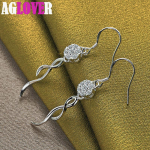 925 Sterling h&otilde;bedane &uuml;mmargune pall 8mm AAA tsirkoon k&otilde;rvar&otilde;ngas ehted